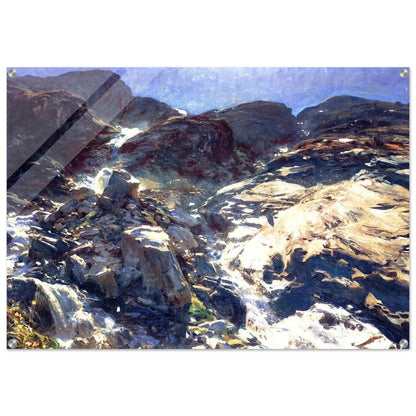 Glacier Streams - John Singer Sargent Acrylic Print - 70x100 cm / 28x40″ inches