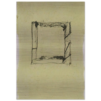 Mirabelle Addenda 2 - 1979 - Brice Marden Brushed Aluminum Print - 70x100 cm / 28x40 inches | Brice Marden Aluminum Print | Brice Marden Prints