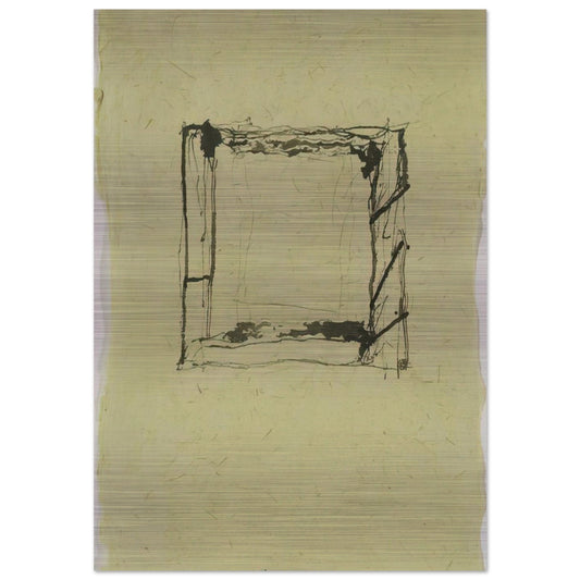 Mirabelle Addenda 2 - 1979 - Brice Marden Brushed Aluminum Print - 70x100 cm / 28x40 inches | Brice Marden Aluminum Print | Brice Marden Prints