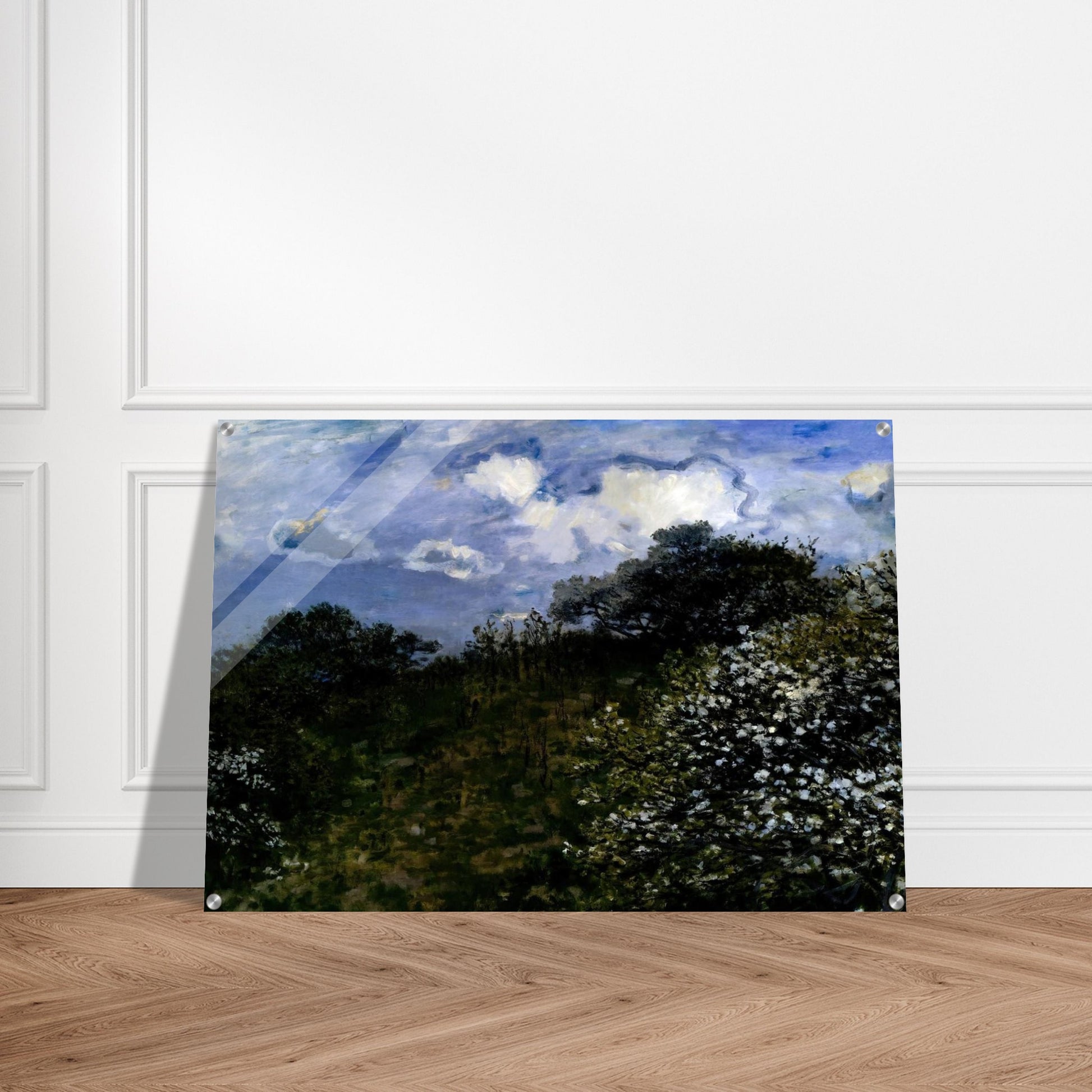 Spring - claude monet Acrylic Print - 70x100 cm / 28x40″ inches | claude monet Wall Art | claude monet Prints