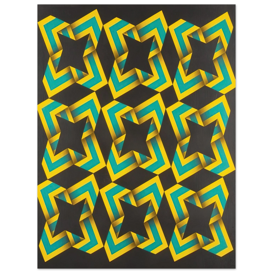 Omar Rayo - 9-Soles - 1967 Fine Art Poster - Default Title