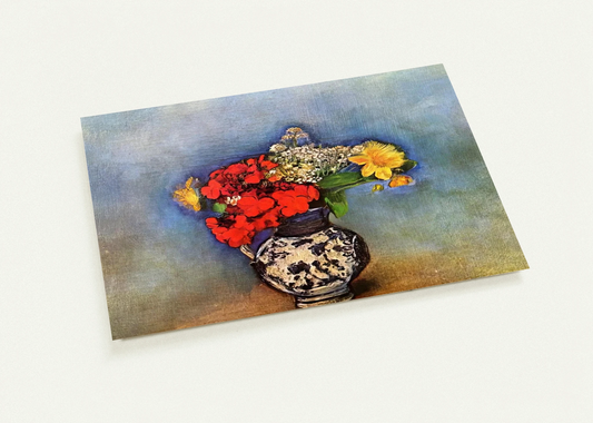 GERANIUMS 1910 By Odilon Redon Pack of 10 Post Cards | Odilon Redon Post Cards | A6 (10.5 x 14.8 cm) - 4.1 x 5.8 inches