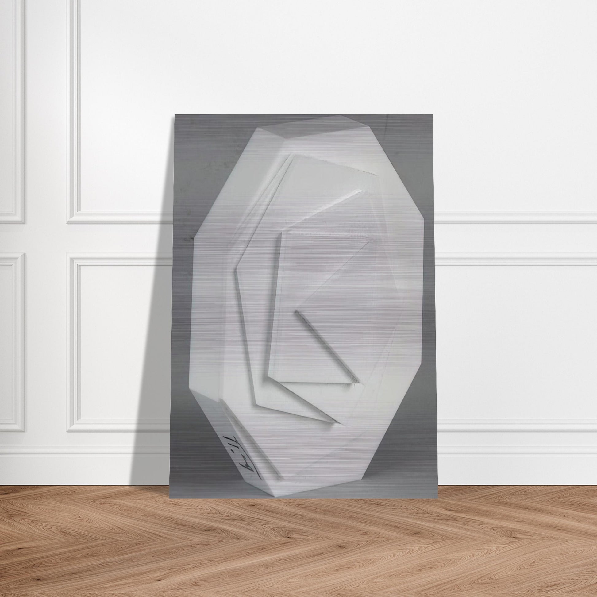3-8 Eck - Concretism - Max Bill Brushed Aluminum Print - 70x100 cm / 28x40 inches | Max Bill Aluminum Print | Max Bill Prints
