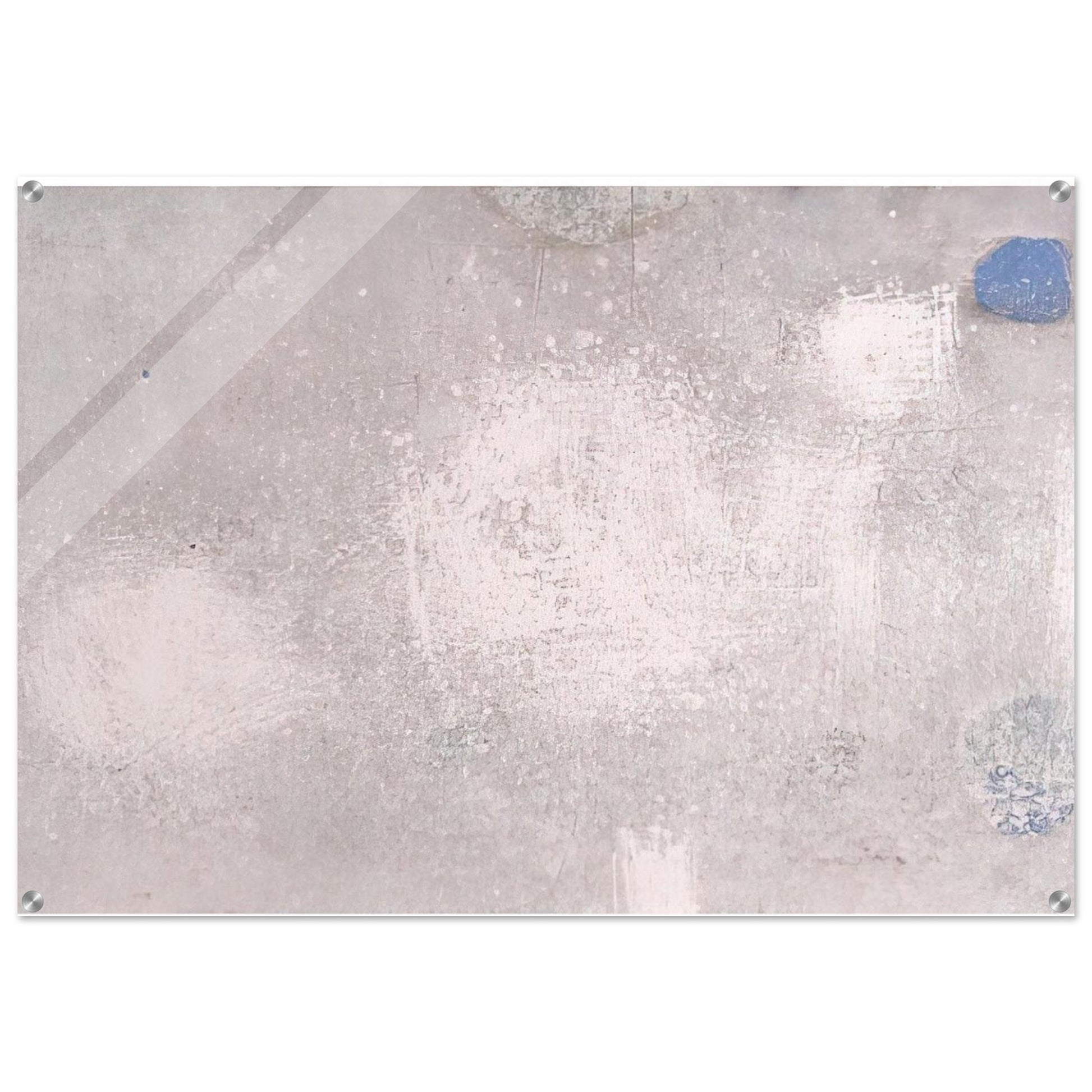 ABSTRACTO EN GRISES Y AZULES 1956 - Luis Feito Acrylic Print - 70x100 cm / 28x40″ inches | Luis Feito Wall Art | Luis Feito Prints