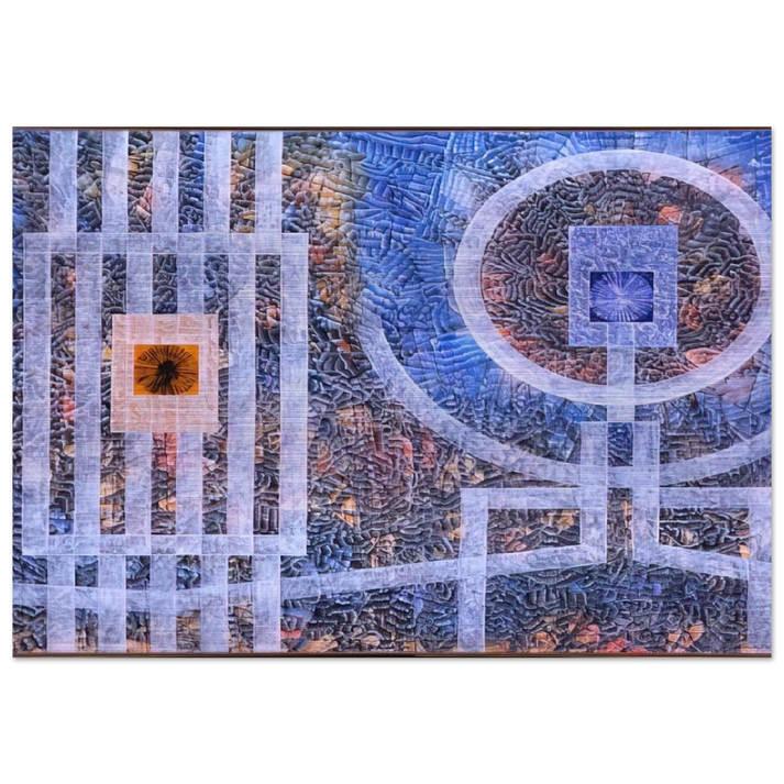 Exile - 1974 - Jimmy Ernst Brushed Aluminum Print - 70x100 cm / 28x40 inches | Jimmy Ernst Aluminum Print | Jimmy Ernst Prints