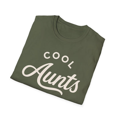 Cool Aunts Club Maglietta, Maglietta Regalo Idee Zia Divertente, Graphic Tee Zia Migliore di Sempre, Carina Maglietta Matching Famiglia Sassy Zia