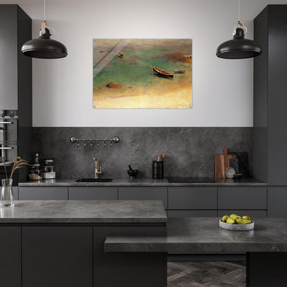 Boat in the Waters off Capri - John Singer Sargent Acrylic Print - 70x100 cm / 28x40″ inches