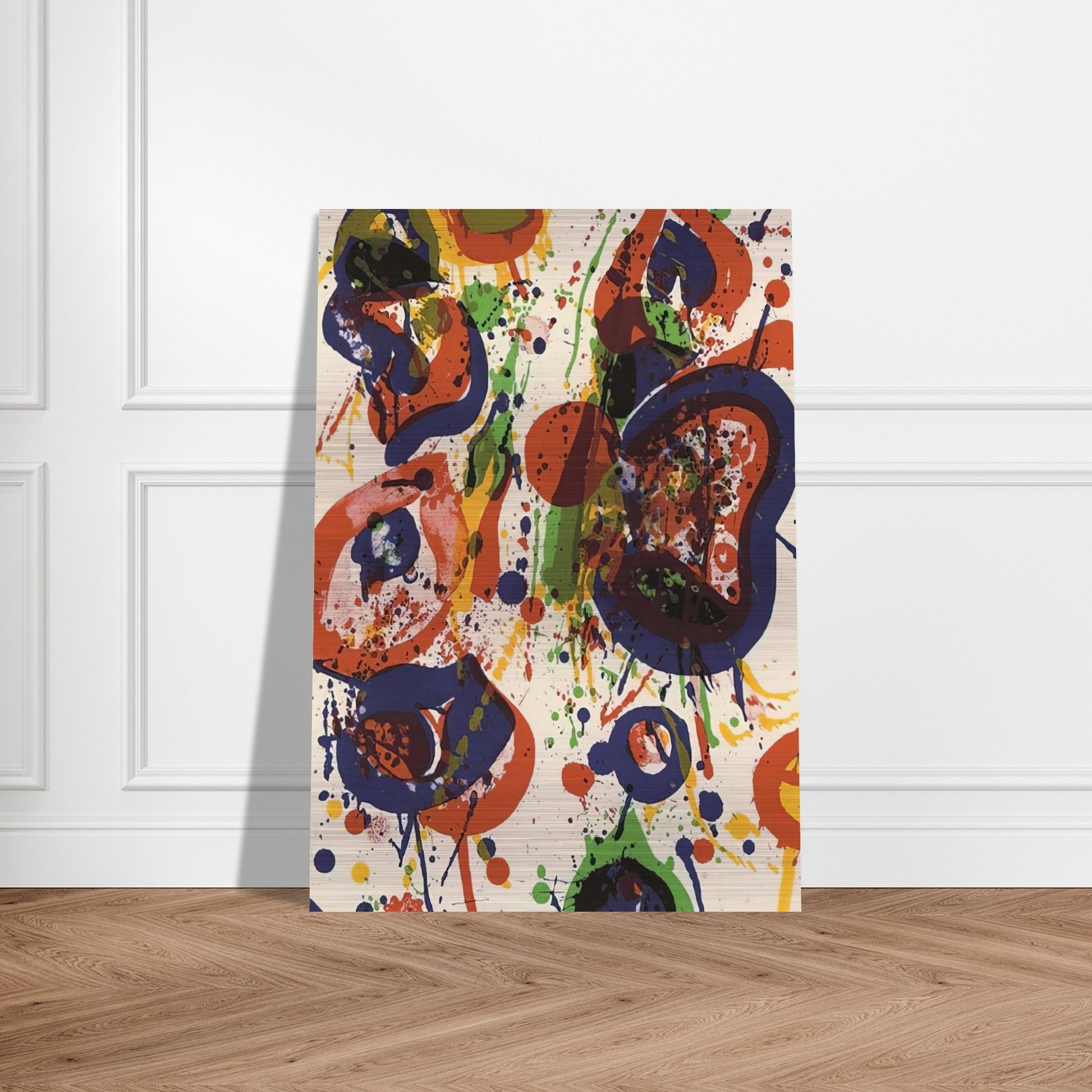 Untitled  from Pasadena Box   Lembark L59  - Sam Francis Brushed Aluminum Print - 70x100 cm / 28x40 inches | Sam Francis Aluminum Print | Sam Francis Prints