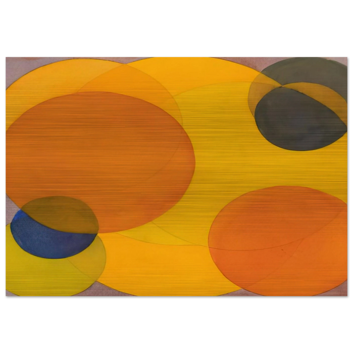 Morre XXII - Al Held Brushed Aluminum Print - 70x100 cm / 28x40 inches | Al Held Aluminum Print | Al Held Prints