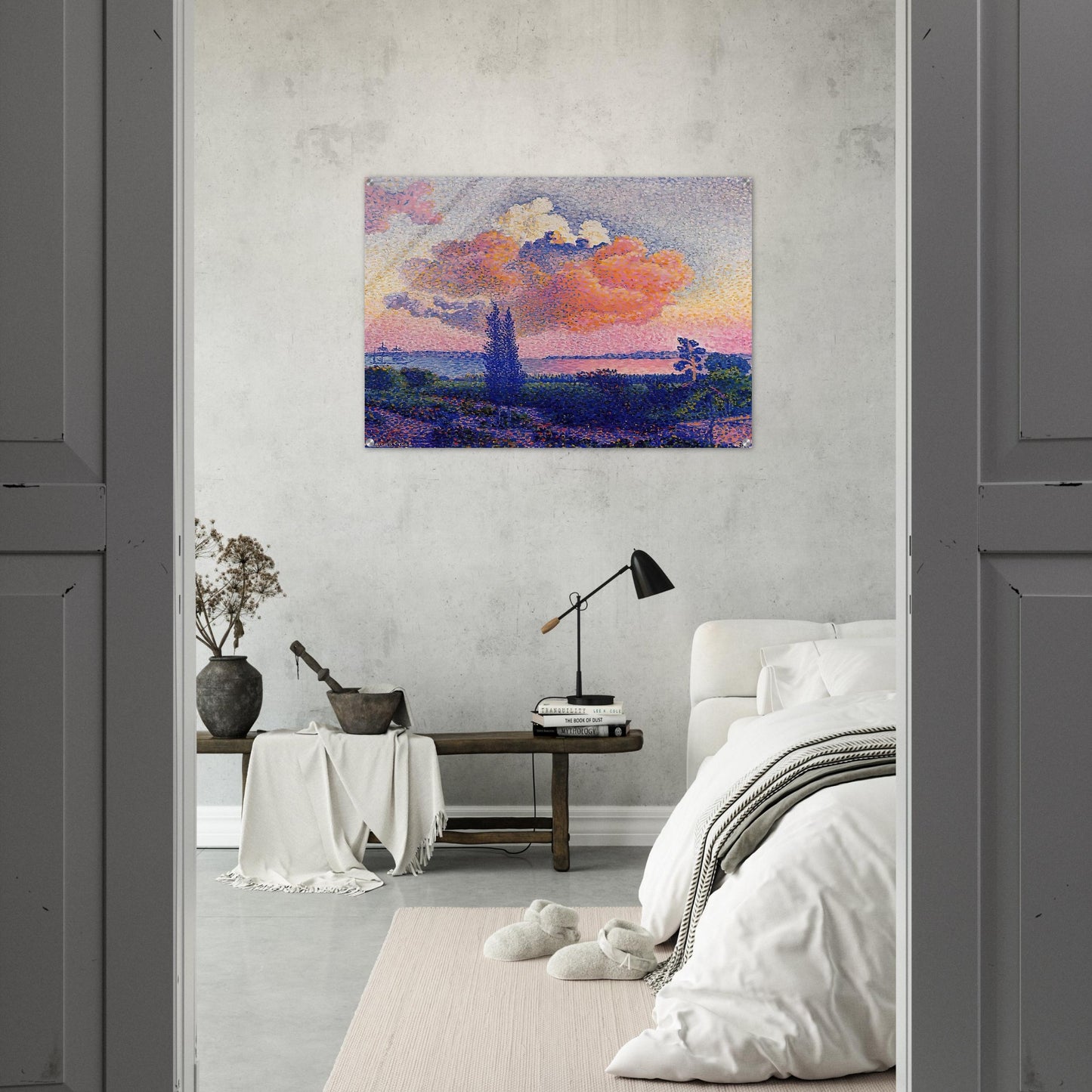 The Pink Cloud - Henri-Edmond Cross Acrylic Print - 70x100 cm / 28x40″ inches