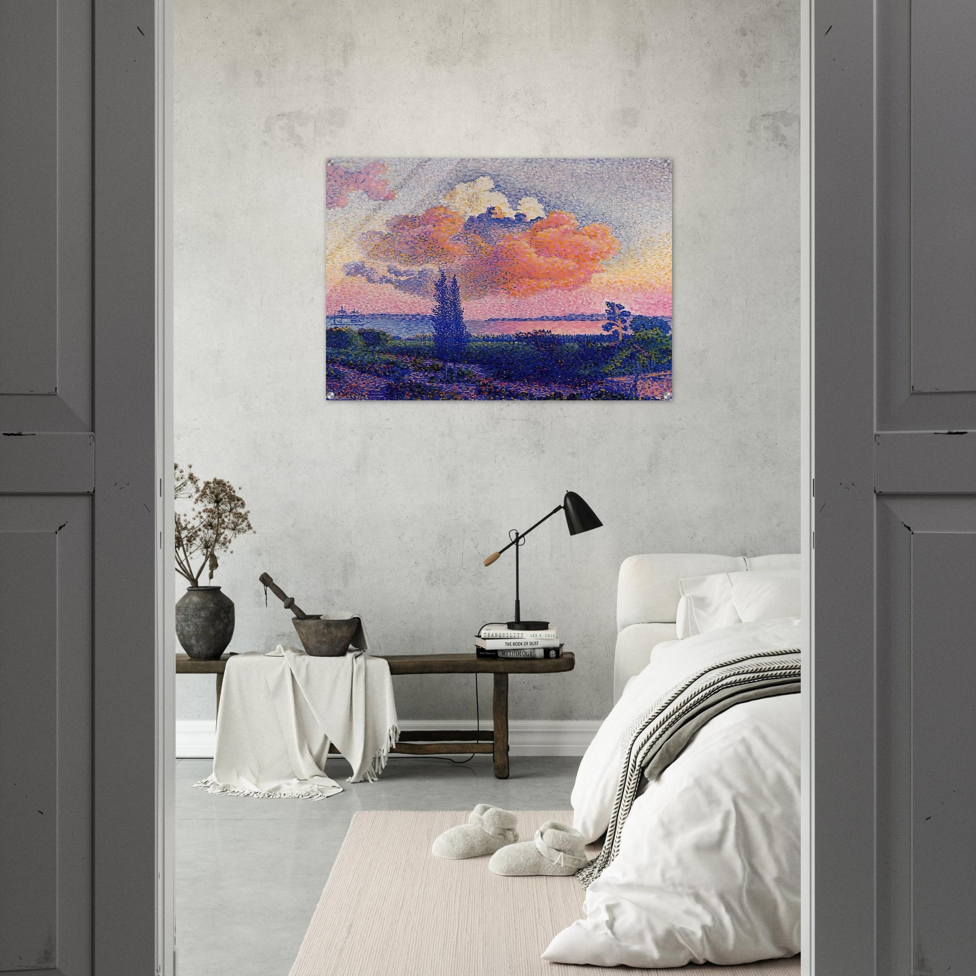 The Pink Cloud - Henri-Edmond Cross Acrylic Print - 70x100 cm / 28x40″ inches