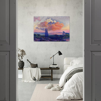 The Pink Cloud - Henri-Edmond Cross Acrylic Print - 70x100 cm / 28x40″ inches