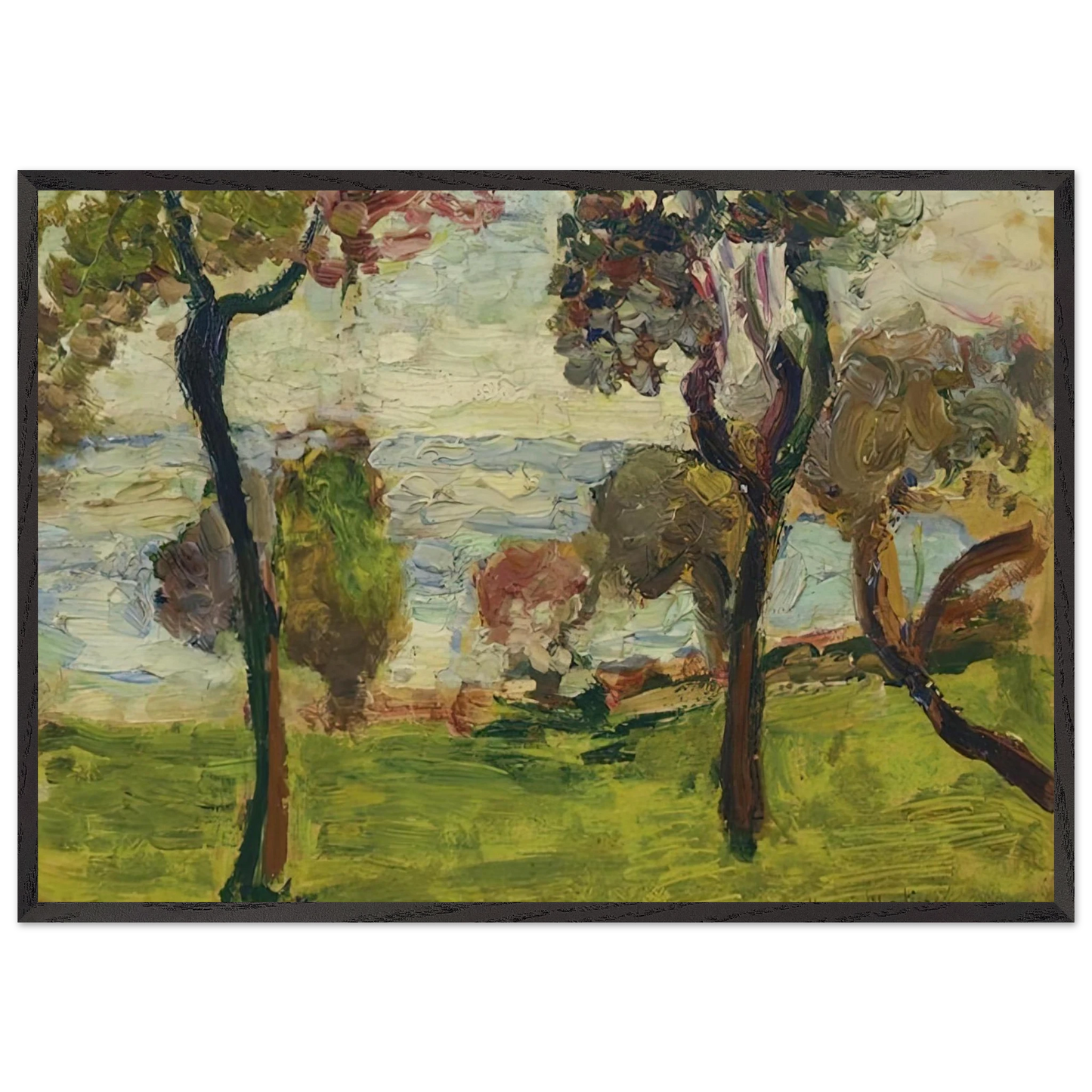 PAYSAGE 1898 - Henri Matisse Framed Art Print – Black Wooden Frame - Default Title - -Framed Art Print