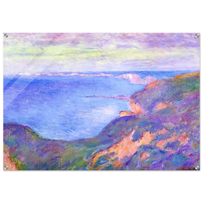 Cliff near Dieppe 2 - claude monet Acrylic Print - 70x100 cm / 28x40″ inches