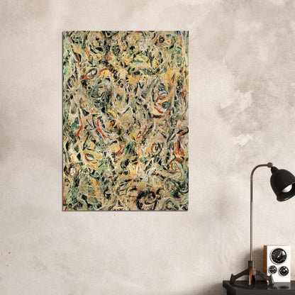 EYES IN THE HEAT 1946 - Jackson Pollock Brushed Aluminum Print - 70x100 cm / 28x40 inches | Jackson Pollock Aluminum Print | Jackson Pollock Prints