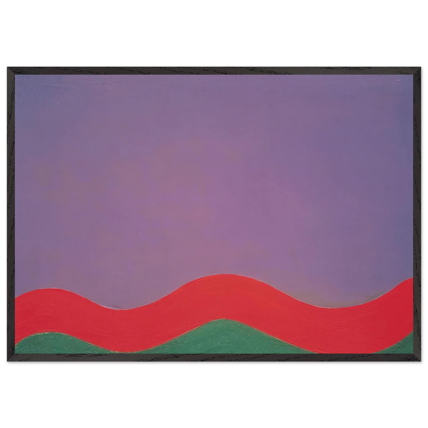 Out - Al Held Framed Art Print – Black Wooden Frame - Default Title - -Framed Art Print