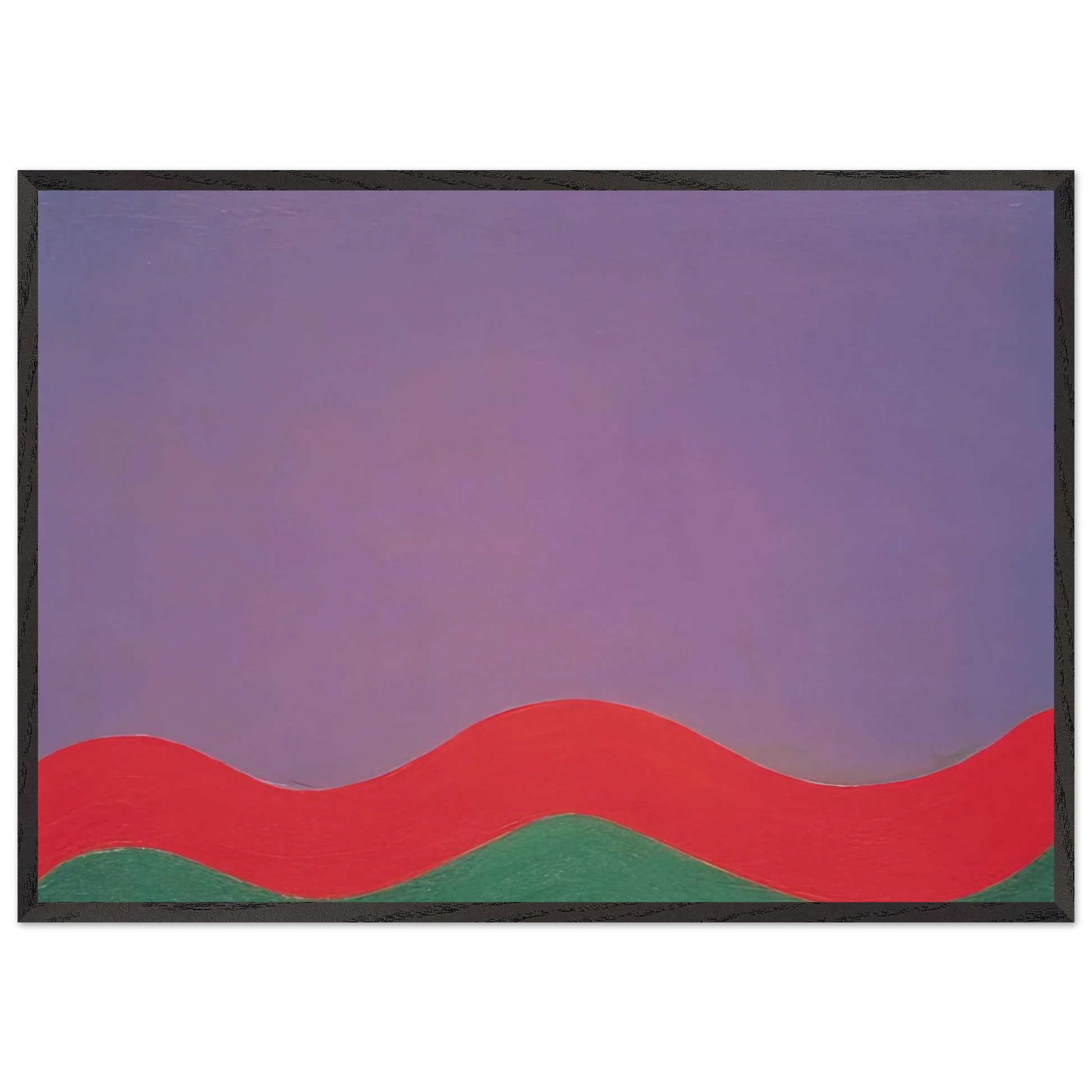 Out - Al Held Framed Art Print – Black Wooden Frame - Default Title - -Framed Art Print