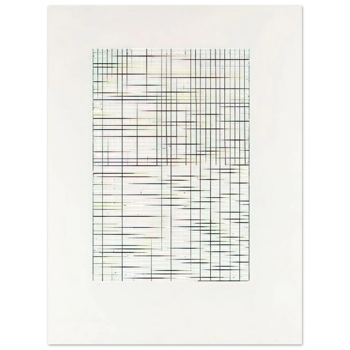 Brice Marden - Untitled from Adriatics - Minimalism  75x100 cm / 30x40inches Fine Art Poster