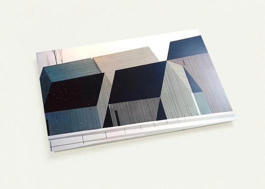 Barns By Eyvind Earle Pack of 10 Post Cards | Eyvind Earle Post Cards | A6 (10.5 x 14.8 cm) - 4.1 x 5.8 inches