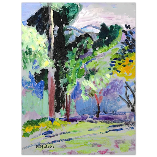 Henri Matisse - PAYSAGE A COLLIOURE 1905 Fine Art Poster - Default Title