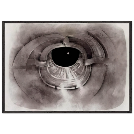 UNTITLED 1962 1 - Lee Bontecou Framed Art Print – Black Wooden Frame - Default Title - -Framed Art Print