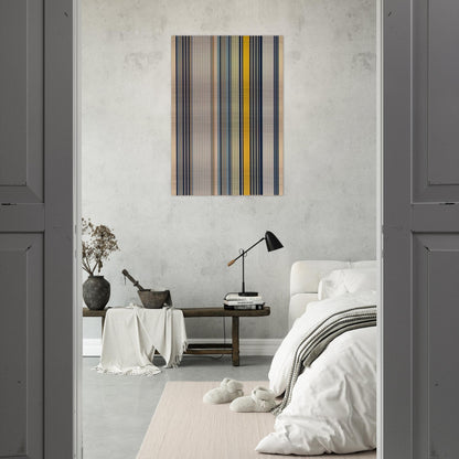 Signal - 1973 - Gene Davis Brushed Aluminum Print - 70x100 cm / 28x40 inches | Gene Davis Aluminum Print | Gene Davis Prints