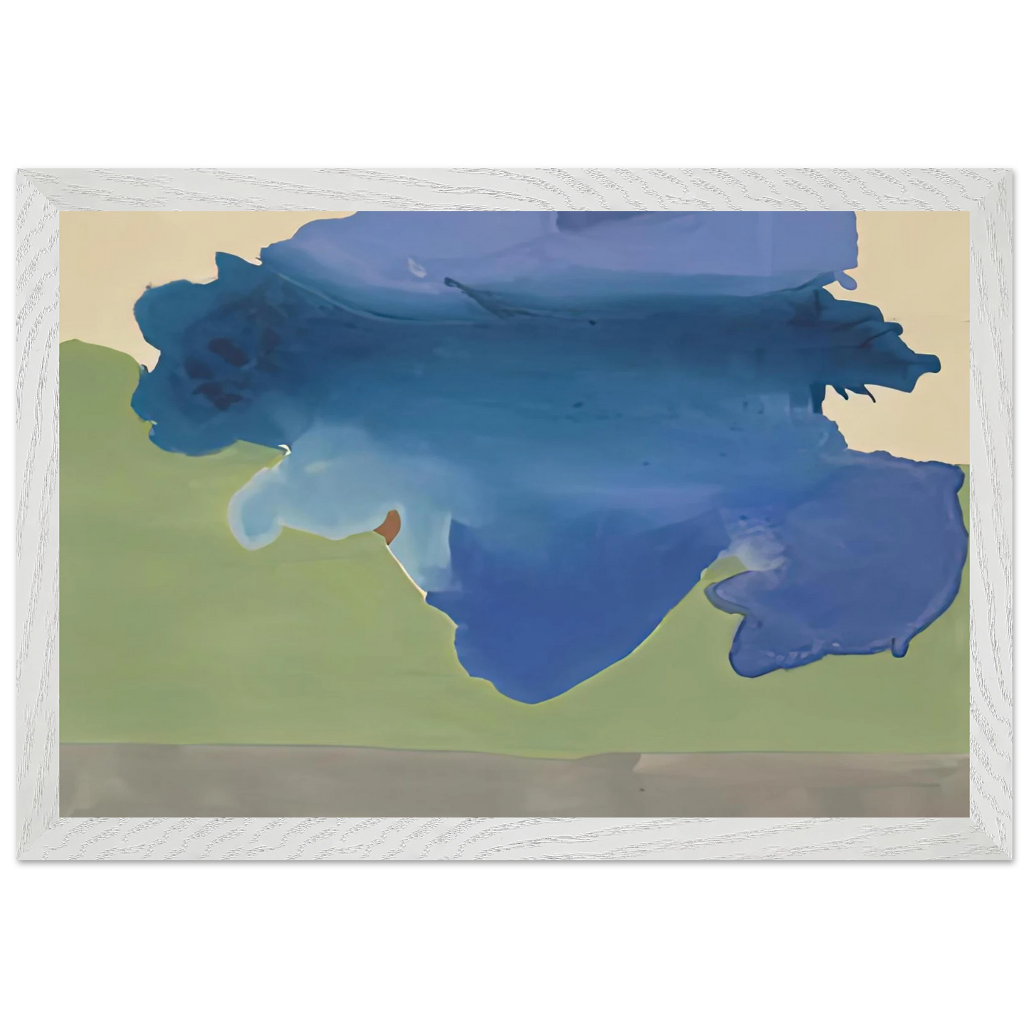 Helen Frankenthaler - The Bay, 1963- Wall Art - 60x80 cm / 24x32 inches - Fine Art Poster - -