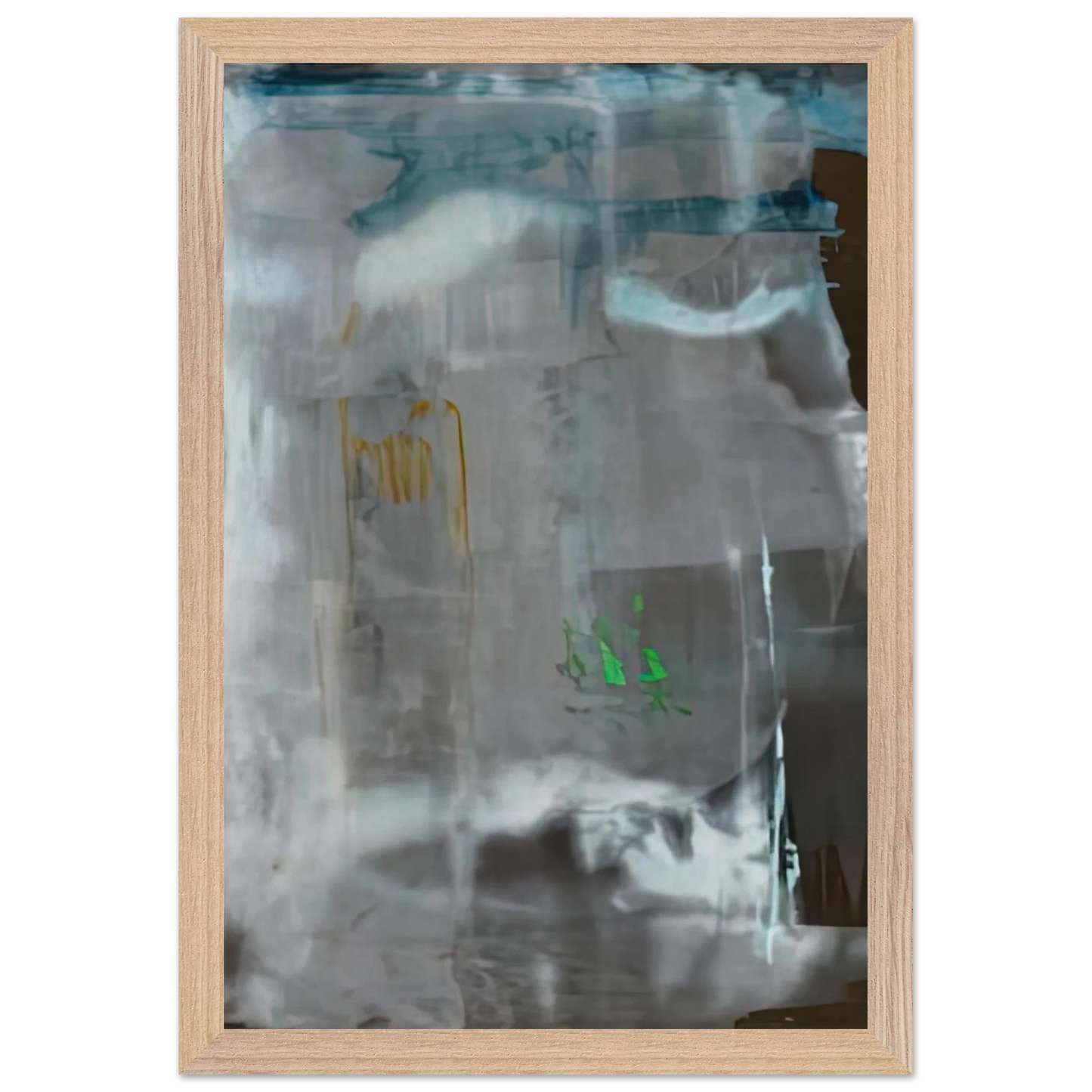 Helen Frankenthaler - Portrait of a Lady in White, 1979- Wall Art - 60x80 cm / 24x32 inches - Premium Wooden Framed Poster With Fine Art Paper - Black frame