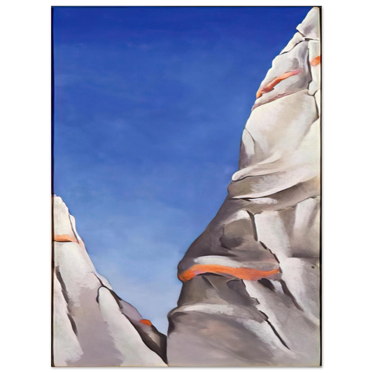 Georgia O'Keeffe - Blue Sky Fine Art Poster - 13x18 cm / 5x7 inches