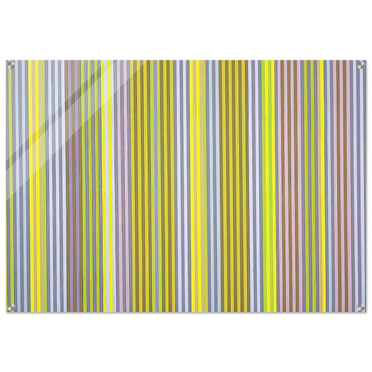 Black Popcorn - 1969 - Gene Davis Acrylic Print - 70x100 cm / 28x40″ inches