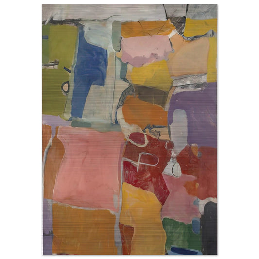 Urbana - Richard Diebenkorn Brushed Aluminum Print - 70x100 cm / 28x40 inches | Richard Diebenkorn Aluminum Print | Richard Diebenkorn Prints