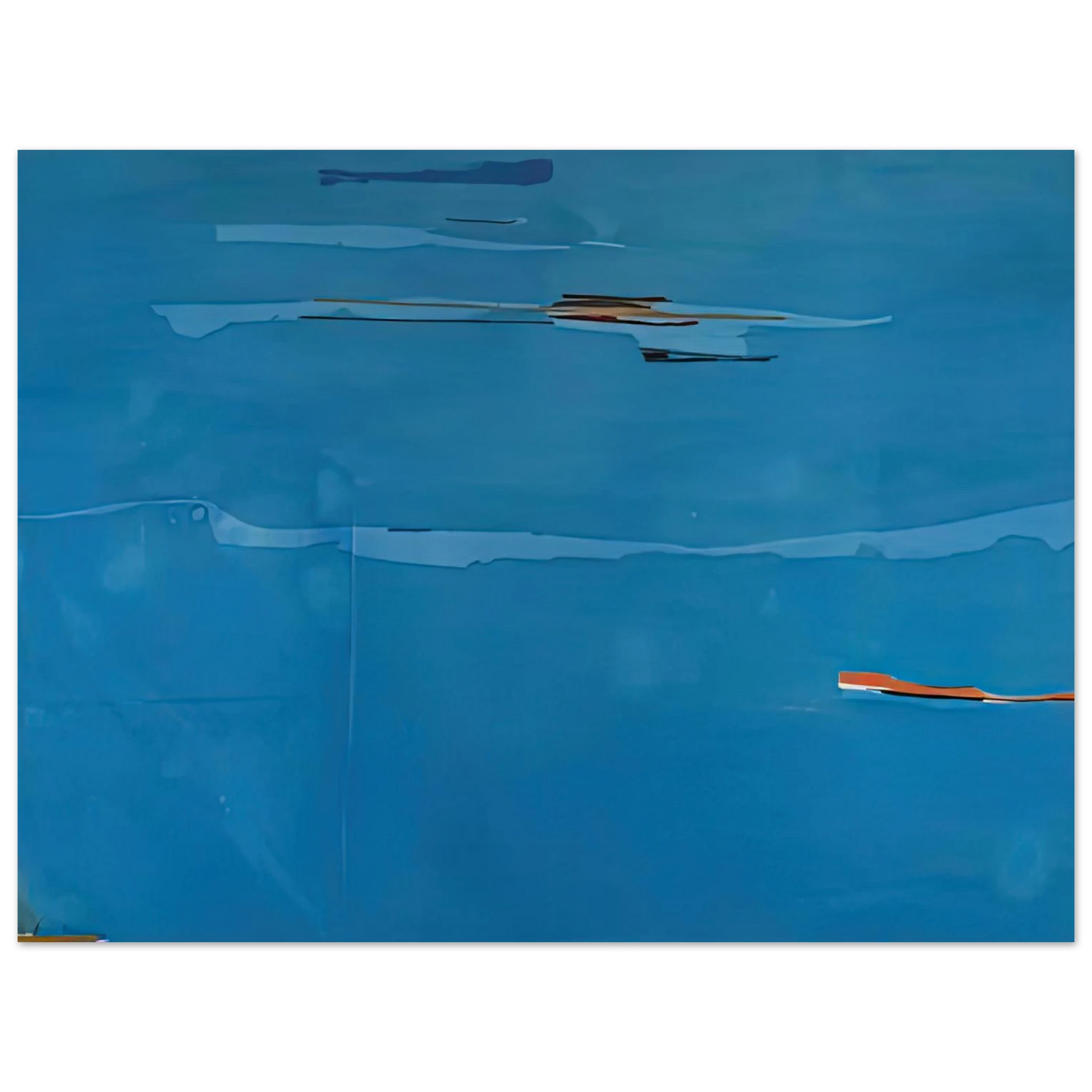 Helen Frankenthaler - Ocean Drive West #1, 1974- Wall Art - 21x29.7 cm / 8x12" - Fine Art Poster-canvas - -