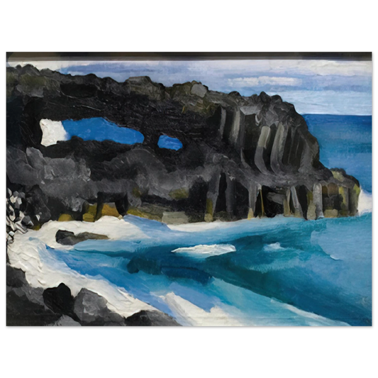 Georgia O'Keeffe - Black Lava Bridge, Hana Coast-No. II Fine Art Poster - 13x18 cm / 5x7 inches