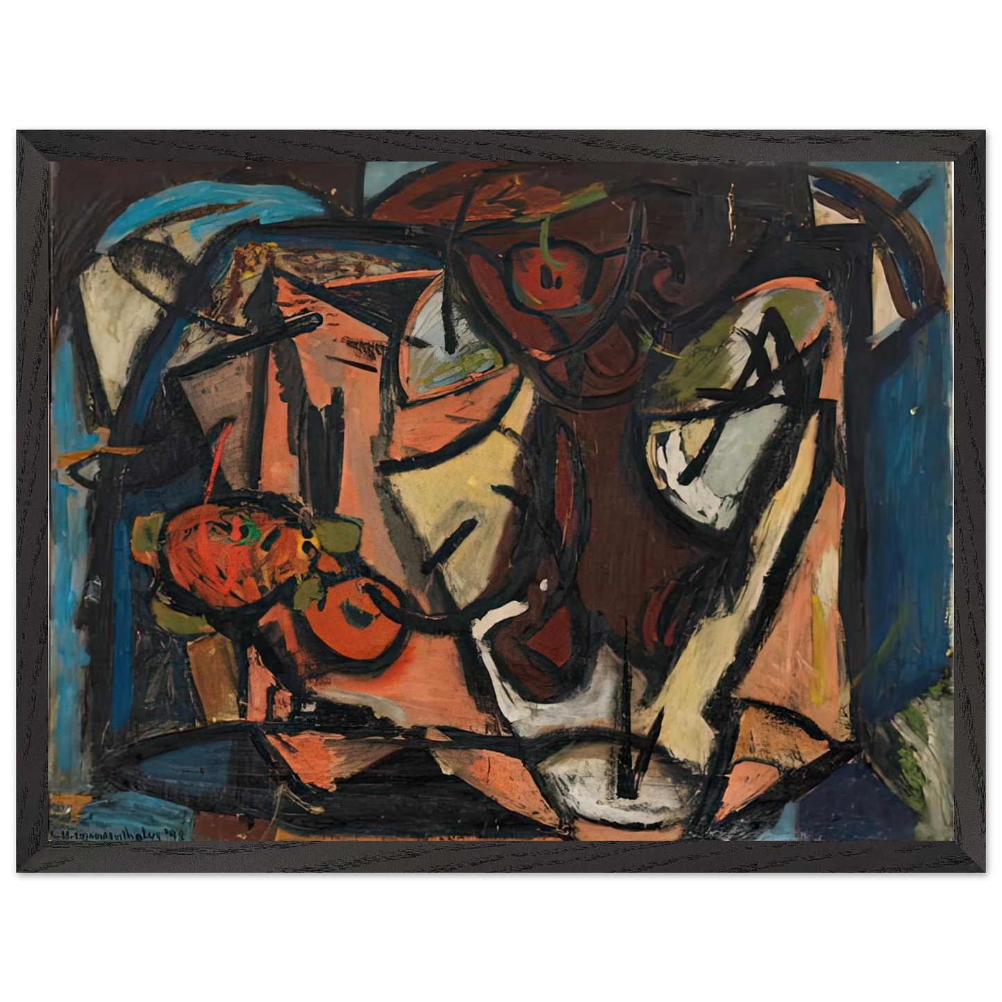 Helen Frankenthaler - Still Life, 1948- Wall Art - 30x40 cm / 12x16 inches - Fine Art Poster - -