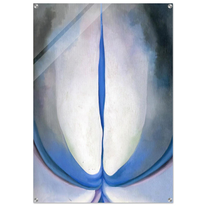 Blue Line - Georgia O'Keeffe Acrylic Print - 70x100 cm / 28x40″ inches