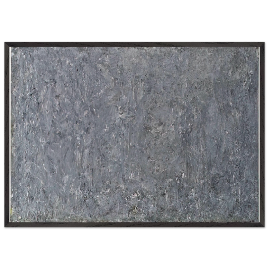 UNTITLED 1988 N4 - Milton Resnick Framed Art Print – Black Wooden Frame - Default Title - -Framed Art Print