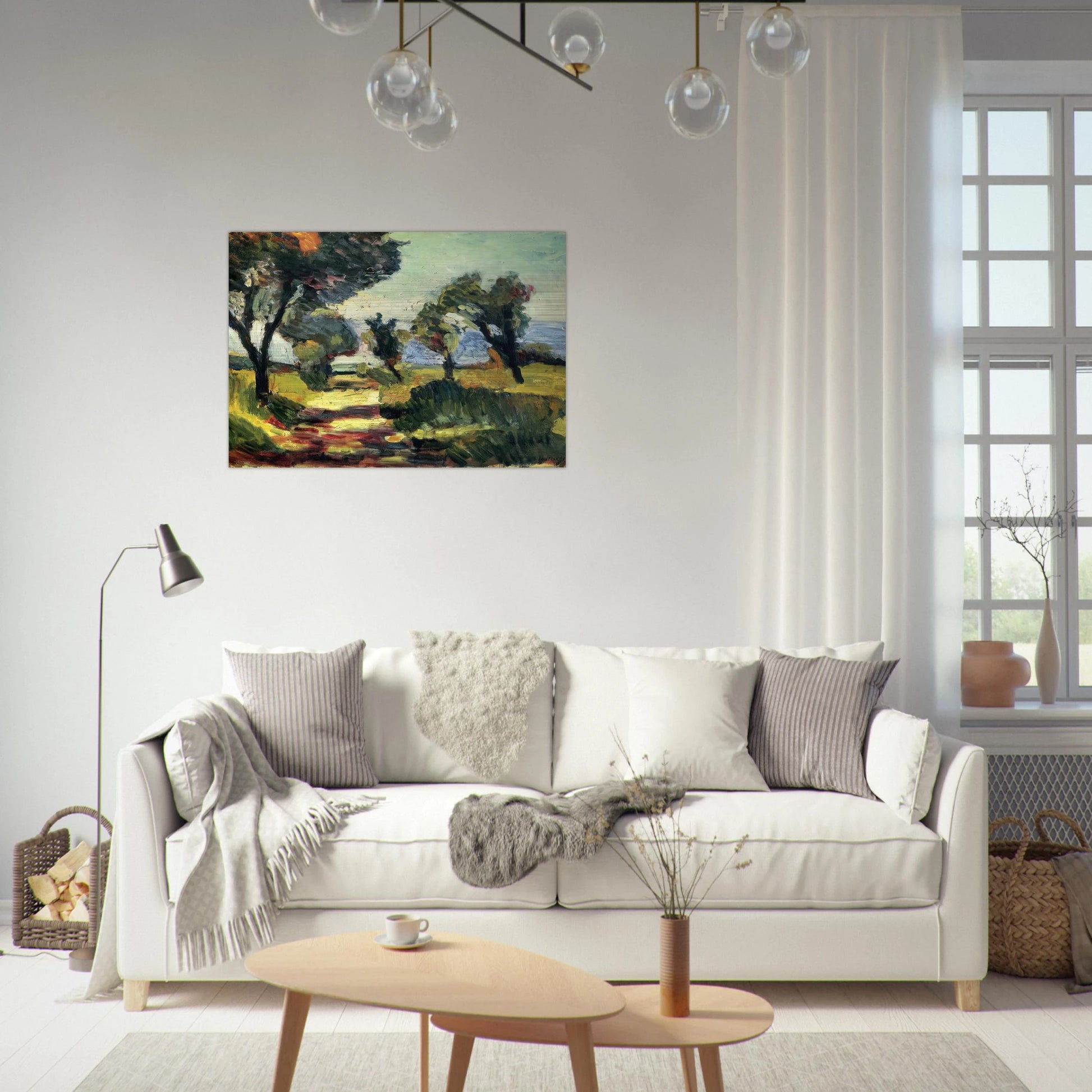 OLIVE TREES 1898 - Henri Matisse Brushed Aluminum Print - 70x100 cm / 28x40 inches | Henri Matisse Aluminum Print | Henri Matisse Prints