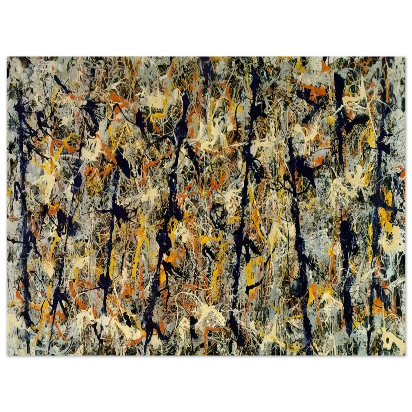 Jackson Pollock - BLUE POLES NUMBER 11 1952 1 Fine Art Poster - Default Title