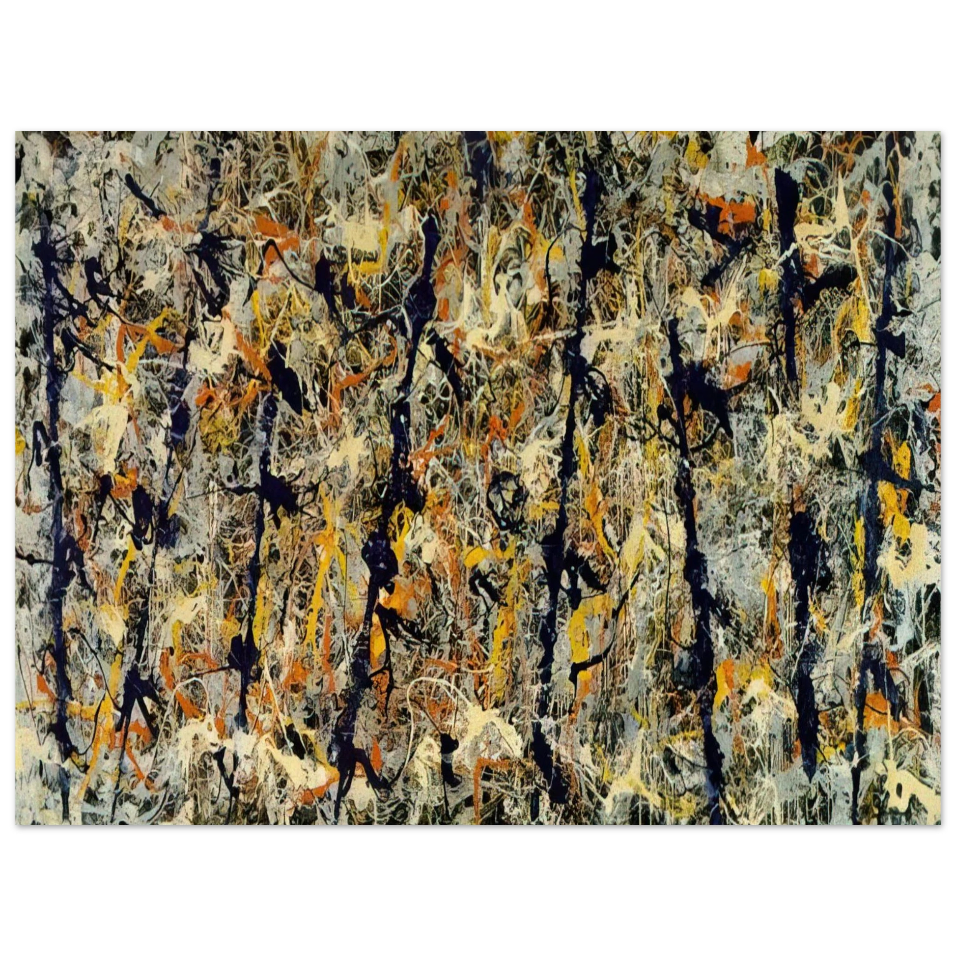 Jackson Pollock - BLUE POLES NUMBER 11 1952 1 Fine Art Poster - Default Title