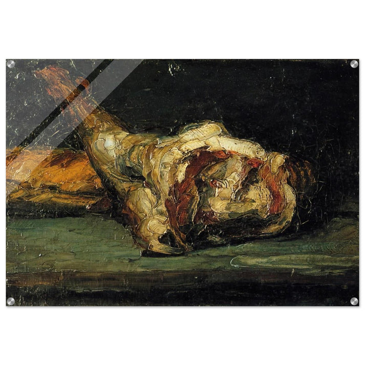 Still Life Bread and Leg of Lamb - Paul Cézanne Acrylic Print - 70x100 cm / 28x40″ inches