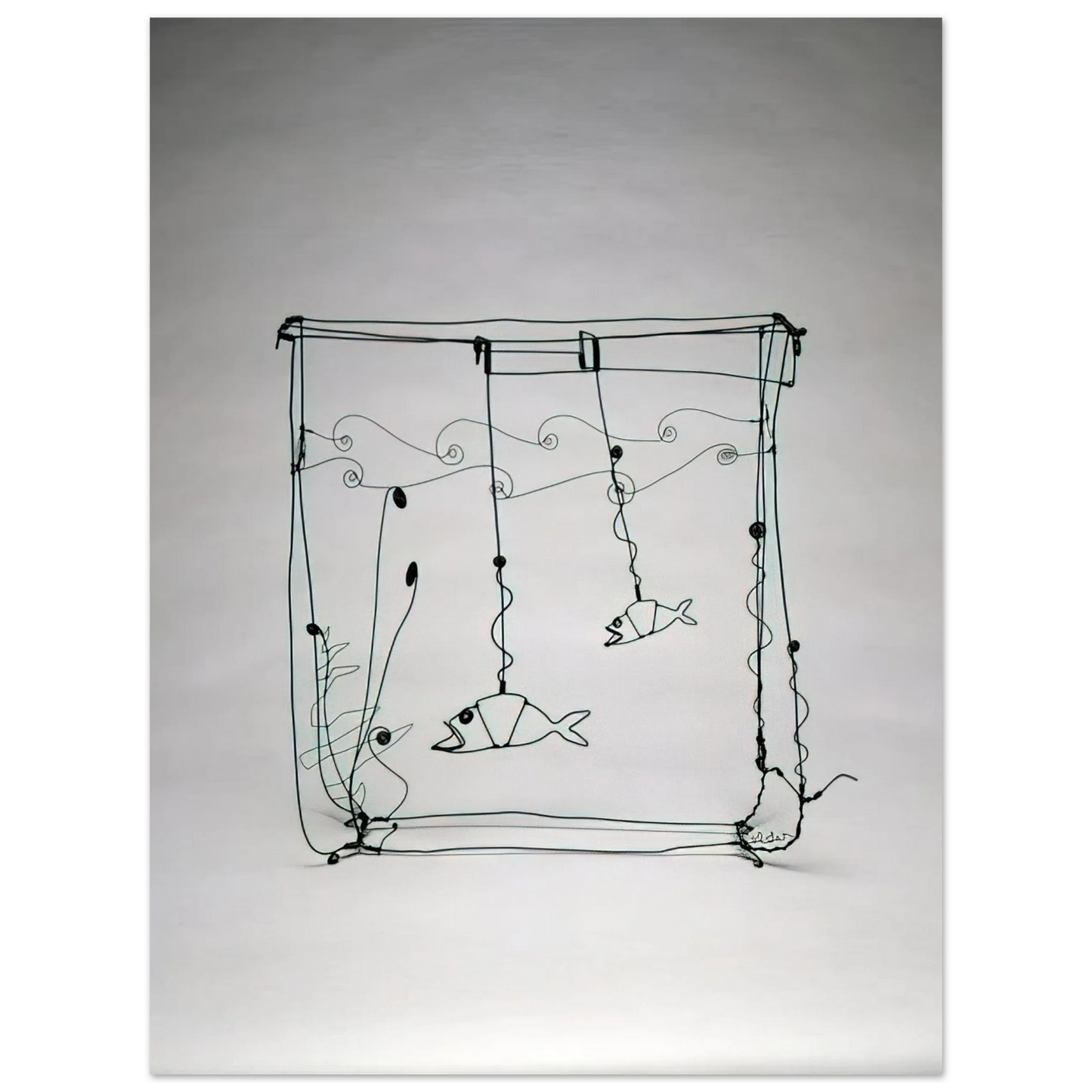 Alexander Calder - GOLDFISH BOWL 1929 Fine Art Poster - 13x18 cm / 5x7 inches