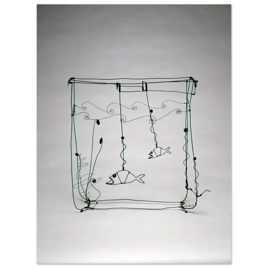 Alexander Calder - GOLDFISH BOWL 1929 Fine Art Poster - 13x18 cm / 5x7 inches