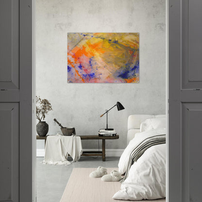 A Spring Thaw - Sam Gilliam Acrylic Print - 70x100 cm / 28x40″ inches | Sam Gilliam Wall Art | Sam Gilliam Prints