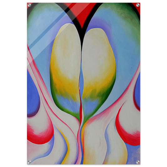 Series 1, No. 8 - Georgia O'Keeffe Acrylic Print - 70x100 cm / 28x40″ inches | Georgia O'Keeffe Wall Art | Georgia O'Keeffe Prints