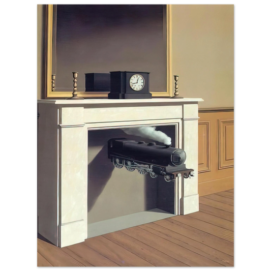Rene Magritte - TIME TRANSFIXED 1938 Fine Art Poster - Default Title