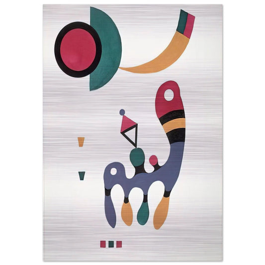 COMPOSITION 1944 - Wassily Kandinsky Brushed Aluminum Print - 70x100 cm / 28x40 inches | Wassily Kandinsky Aluminum Print | Wassily Kandinsky Prints