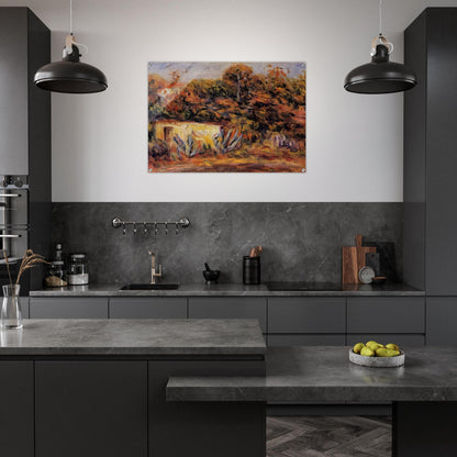 Cabin with Aloe Plants - Pierre-Auguste Renoir Acrylic Print - 70x100 cm / 28x40″ inches