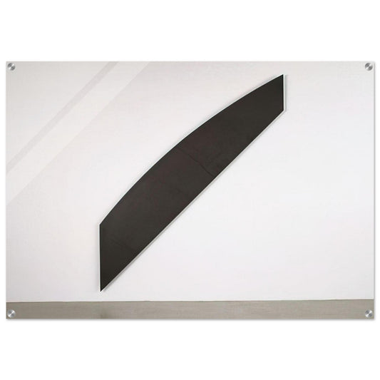 Diagonal with Curve IX - Ellsworth Kelly Acrylic Print - 70x100 cm / 28x40″ inches | Ellsworth Kelly Wall Art | Ellsworth Kelly Prints