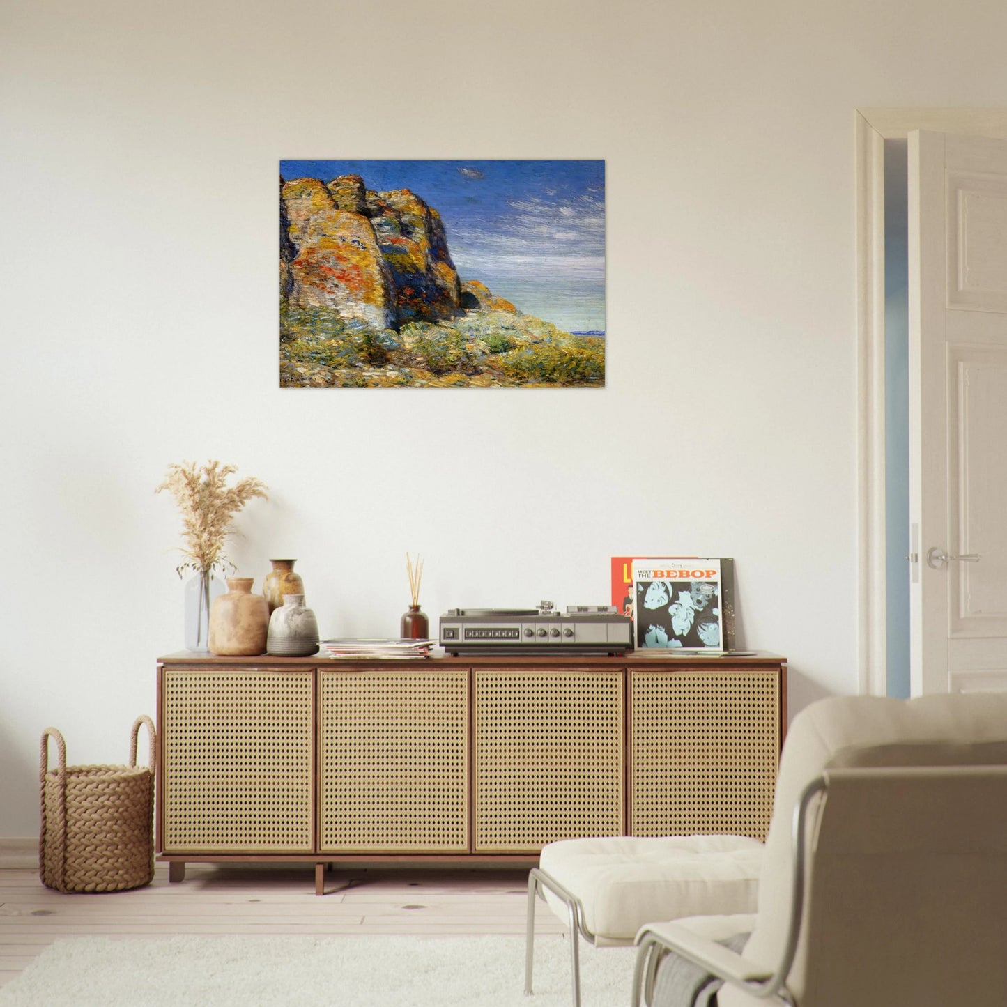 Harney Desert 02 - Childe Hassam Brushed Aluminum Print - 70x100 cm / 28x40 inches | Childe Hassam Aluminum Print | Childe Hassam Prints