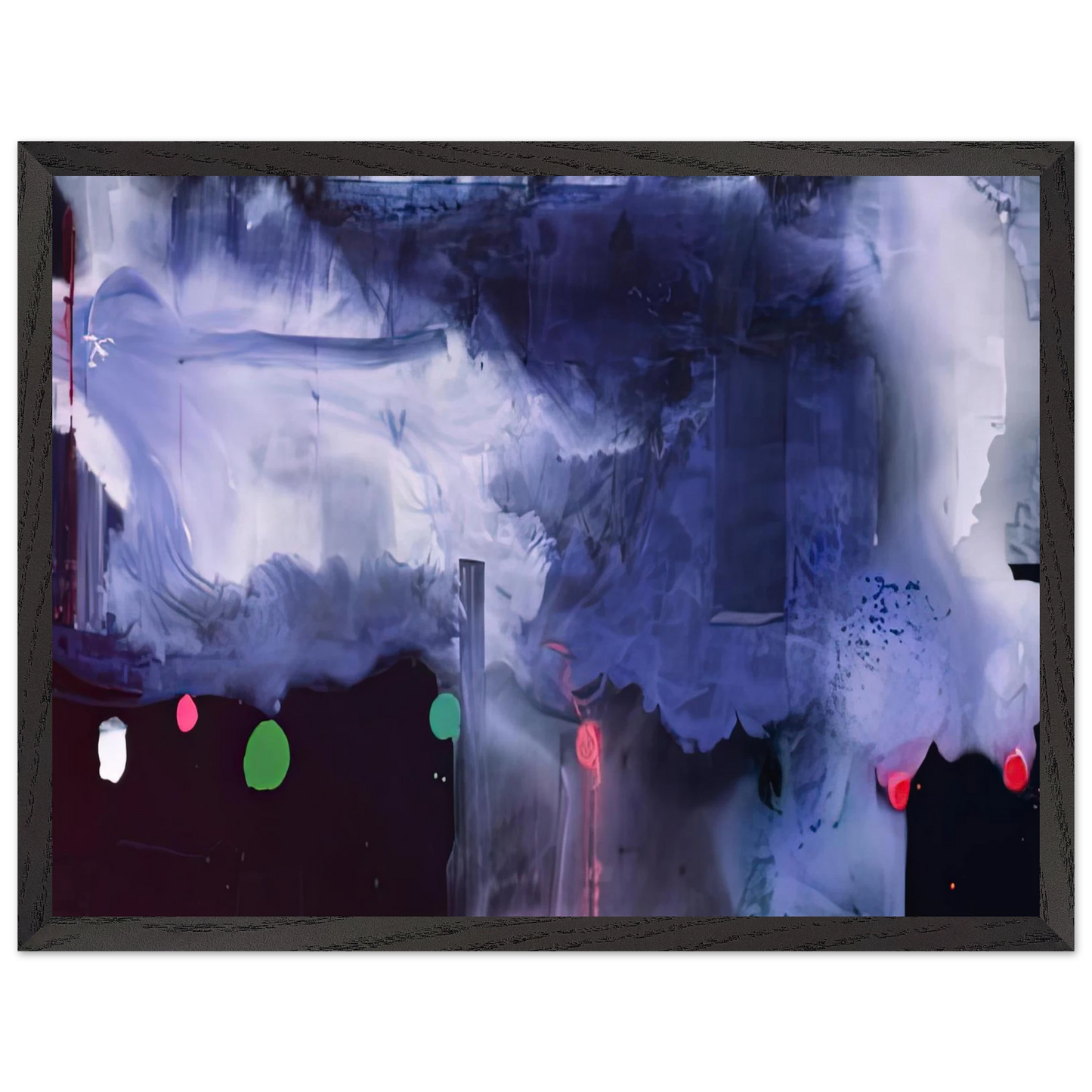 Helen Frankenthaler - Star Gazing, 1989- Wall Art - 21x29.7 cm / 8x12" - Premium Wooden Framed Poster With Fine Art Paper - Black frame